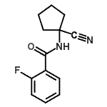 CAS 登录号：912771-07-4， N-(1-氰基环戊基)-2-氟苯甲酰胺