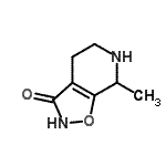 CAS 登录号：91305-30-5， 7-甲基-4,5,6,7-四氢[1,2]恶唑并[5,4-c]吡啶-3(2H)-酮
