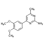 CAS 登录号：913322-56-2， 4-(3,4-二甲氧基苯基)-6-甲基-嘧啶-2-胺