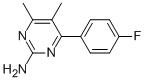CAS 登录号：913322-60-8， 4-(4-氟苯基)-5,6-二甲基-2-嘧啶胺