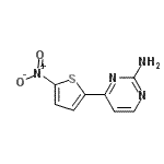 CAS 登录号：913322-71-1， 4-(5-硝基-2-噻吩基)-2-嘧啶胺