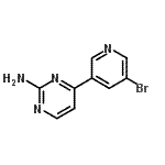CAS 登录号：913322-73-3， 4-(5-溴-3-吡啶基)-2-嘧啶胺
