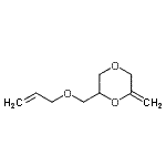 CAS 登录号：913813-80-6， 2-[(烯丙氧基)甲基]-6-亚甲基-1,4-二恶烷