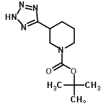 CAS#: 91419-64-6, 2-Methyl-2-propanyl 3-(2H-tetrazol-5-yl)-1-piperidinecarboxylate