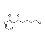 CAS 登录号：914203-36-4， 5-氯-1-(2-氯-3-吡啶基)-1-戊酮