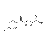 CAS 登录号：914203-44-4， 5-[(6-氯-3-吡啶基)羰基]-2-糠酸
