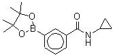 CAS 登录号：914397-31-2， 3-(N-环丙基氨基羰基)苯硼酸频哪醇酯