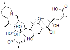 CAS 登录号：91450-13-4， 狭叶藜芦碱 A