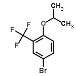 CAS 登录号：914635-61-3， 4-溴-1-异丙氧基-2-(三氟甲基)苯