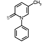 CAS 登录号：914918-76-6， 5-甲基-1-苯基-2(1H)-吡啶硫酮
