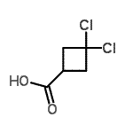 CAS 登录号：915185-89-6， 3,3-二氯环丁烷羧酸