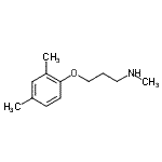 CAS 登录号：91553-70-7， 3-(2,4-二甲基苯氧基)-N-甲基-1-丙胺