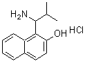 CAS#: 915781-03-2, 1-(1-Amino-2-methylpropyl)-2-naphthol hydrochloride (1:1)