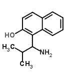 CAS 登录号：915866-74-9， 1-(1-氨基-2-甲基丙基)-2-萘酚