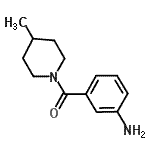 CAS 登录号：915908-51-9， (3-氨基苯基)(4-甲基-1-哌啶基)甲酮
