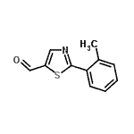 CAS 登录号：915919-92-5， 2-(2-甲基苯基)-1,3-噻唑-5-甲醛