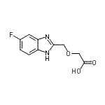 CAS 登录号：915920-11-5， [(5-氟-1H-苯并咪唑-2-基)甲氧基]乙酸