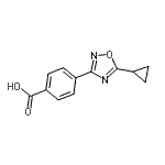 CAS 登录号：915920-27-3， 4-(5-环丙基-1,2,4-恶二唑-3-基)苯甲酸