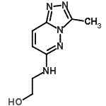CAS 登录号：915920-57-9， 2-[(3-甲基[1,2,4]三唑并[4,3-b]哒嗪-6-基)氨基]乙醇