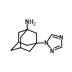 CAS 登录号：915920-86-4， 3-(1H-1,2,4-三唑-1-基)-1-金刚烷胺