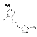 CAS 登录号：915920-94-4， 5-[2-(2,4-二甲基苯氧基)乙基]-1,3,4-噻二唑-2-胺