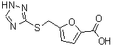 CAS#: 915920-97-7, 5-[(1H-1,2,4-Triazol-3-ylsulfanyl)methyl]-2-furoic acid