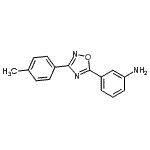 CAS 登录号：915921-22-1， 3-[3-(4-甲基苯基)-1,2,4-恶二唑-5-基]苯胺