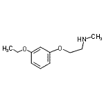 CAS 登录号：915921-56-1， 2-(3-乙氧基苯氧基)-N-甲基乙胺
