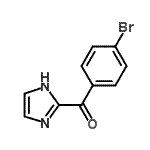 CAS 登录号：915921-68-5， (4-溴苯基)(1H-咪唑-2-基)甲酮
