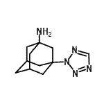 CAS 登录号：915922-22-4， 3-(2H-四唑-2-基)-1-金刚烷胺