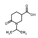 CAS 登录号：915922-33-7， 1-异丙基-6-氧代-3-哌啶羧酸