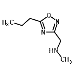 CAS 登录号：915922-63-3， N-甲基-1-(5-丙基-1,2,4-恶二唑-3-基)甲胺