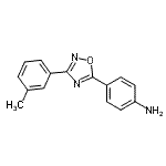 CAS#: 915922-90-6, 4-[3-(3-Methylphenyl)-1,2,4-oxadiazol-5-yl]aniline