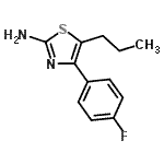 CAS 登录号：915923-78-3， 4-(4-氟苯基)-5-丙基-1,3-噻唑-2-胺