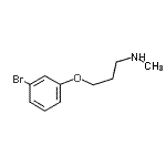CAS 登录号：915923-82-9， 3-(3-溴苯氧基)-N-甲基-1-丙胺