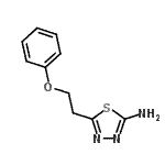 CAS 登录号：915923-86-3， 5-(2-苯氧基乙基)-1,3,4-噻二唑-2-胺