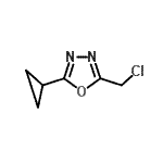 CAS 登录号：915924-77-5， 2-(氯甲基)-5-环丙基-1,3,4-恶二唑