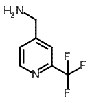 CAS 登录号：916304-20-6， 1-[2-(三氟甲基)-4-吡啶基]甲胺