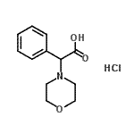 CAS 登录号:91641-50-8, 4-吗啉基(苯基)乙酸盐酸盐(1:1)