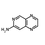 CAS 登录号：91673-74-4， 吡啶并[3,4-b]吡嗪-7-胺