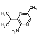 CAS 登录号：91678-84-1， 3-异丙基-5-甲基-2-吡嗪胺