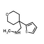 CAS 登录号：916790-87-9， N-甲基-1-[4-(2-噻吩基)四氢-2H-吡喃-4-基]甲胺