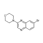 CAS 登录号：916811-87-5， 7-溴-2-(4-吗啉基)喹喔啉