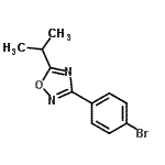 CAS 登录号：917562-24-4， 3-(4-溴苯基)-5-异丙基-1,2,4-恶二唑