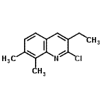 CAS # 917746-29-3, 2-Chloro-3-ethyl-7,8-dimethylquinoline