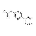 CAS 登录号：917874-25-0， 2,2'-联吡啶-5-基乙酸