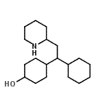 CAS 登录号：917877-74-8， 4-[1-环己基-2-(2-哌啶基)乙基]环己醇