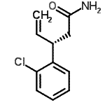 CAS 登录号：918149-70-9， (3S)-3-(2-氯苯基)-4-戊烯酰胺