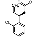 CAS 登录号：918149-78-7， (3R)-3-(2-氯苯基)-4-戊烯酸