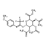 CAS 登录号：918158-52-8， 2,3,4-三-O-乙酰基-1-O-[(1E)-2,2,2-三氟-N-(4-甲氧基苯基)亚氨代乙酰]-beta-D-甘油-吡喃己糖酸甲酯